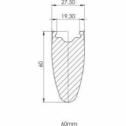 Prime BlackEdition 60 Carbon Disc Road Rim -Billig Hjul butik Prime BlackEdition 60 Carbon Disc Road Rim Rims PCC60BEDRRFB 6