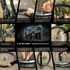 Continental Grand Prix 5000 Tubeless Tyres And Sealant 28c -Billig Hjul butik LifeLine Tubeless Tyre Sealant Tyre Spares Black 2018 LLTTS80ML 3